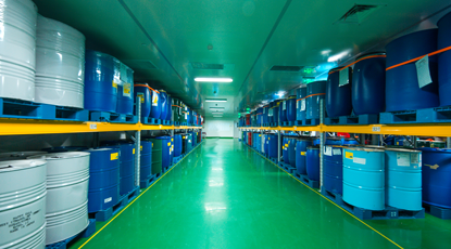 Storage of raw materials/packaging materials
